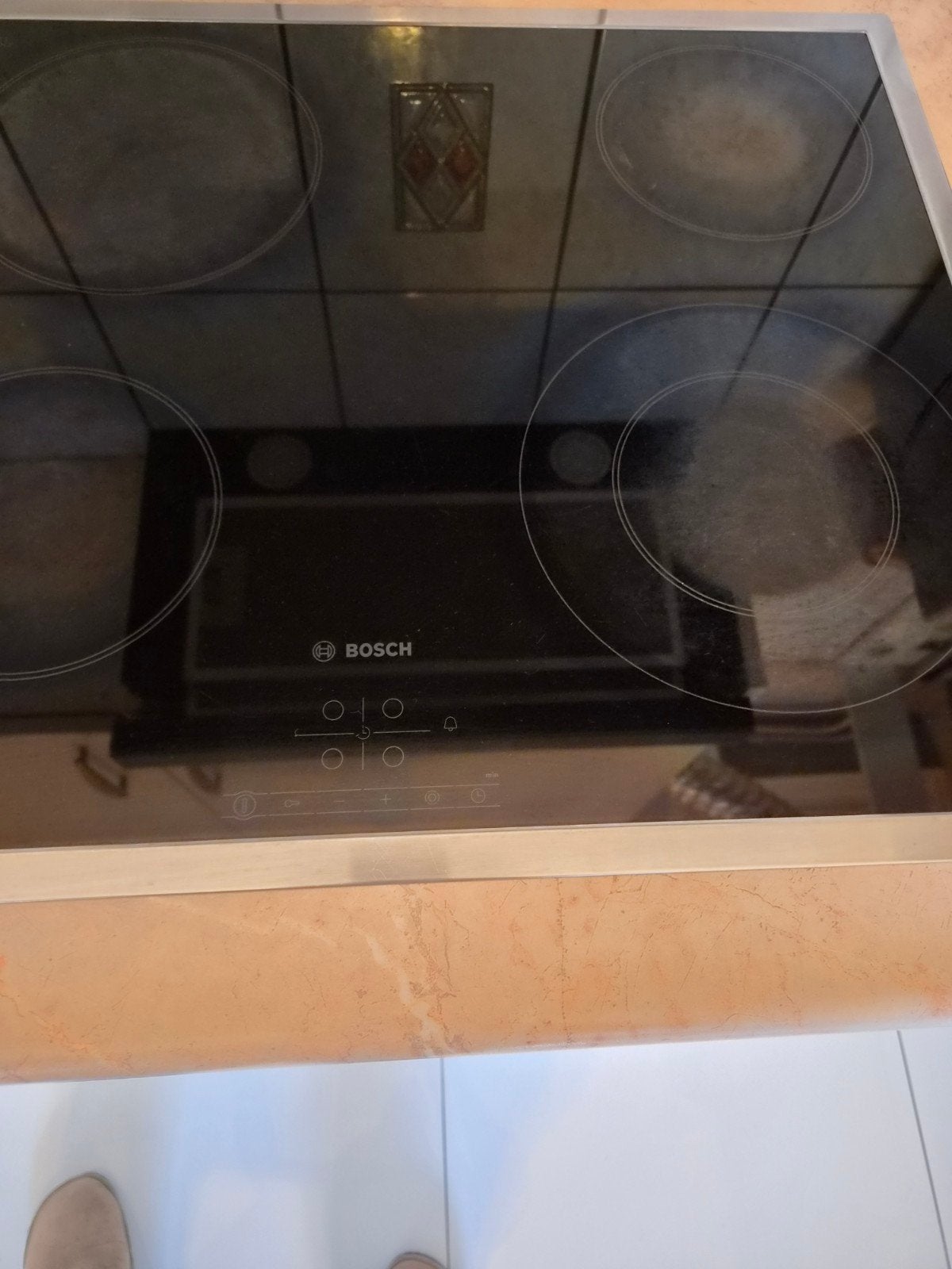 Bosch Keramische Kookplaat - 4 Kookzones, Ophalen, Keramisch, 4 kookzones, Zo goed als nieuw