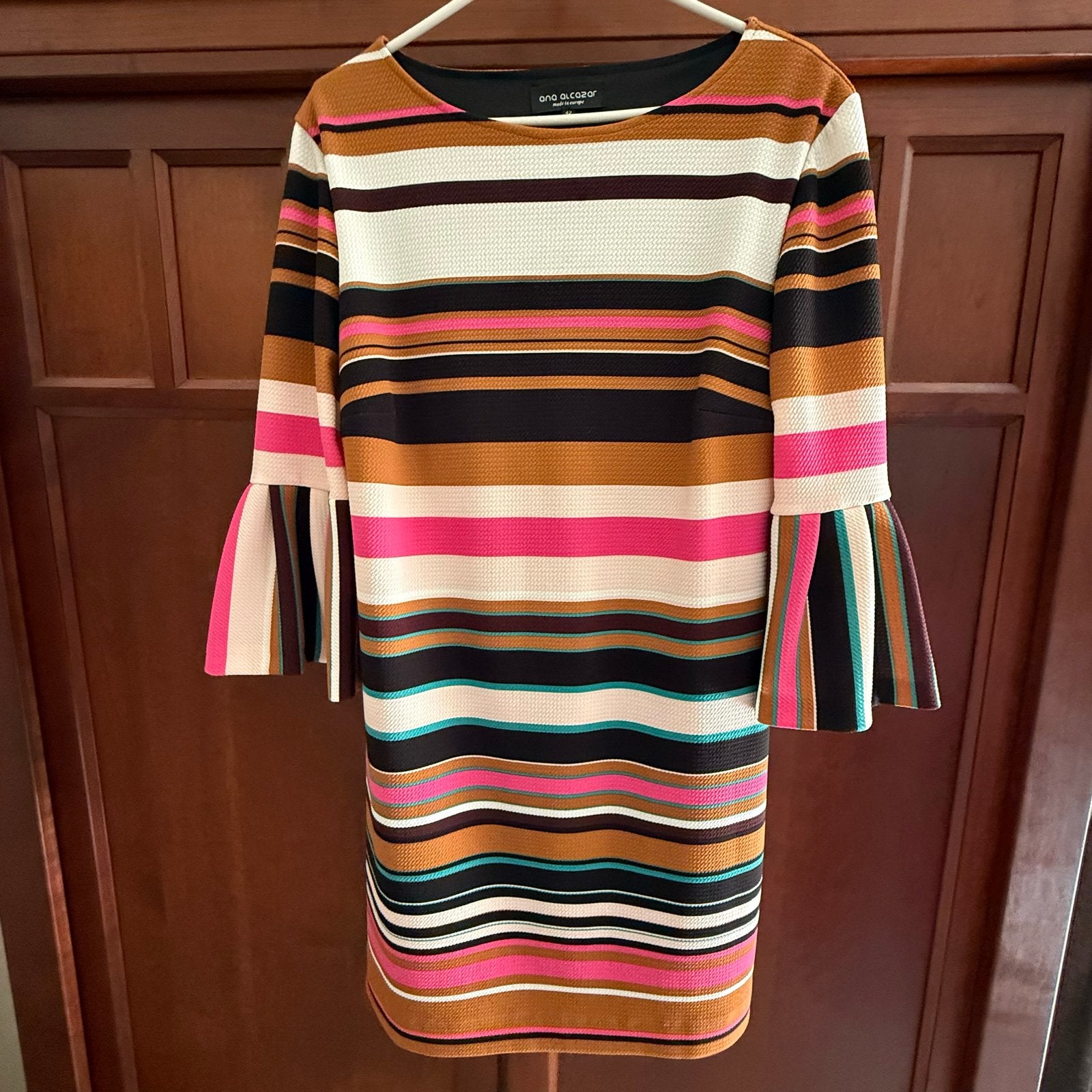 Ana Alcazar gestreepte jurk maat 42, Kleding | Dames, Jurken, Overige kleuren, Maat 42/44 (L), Ophalen of Verzenden, Zo goed als nieuw