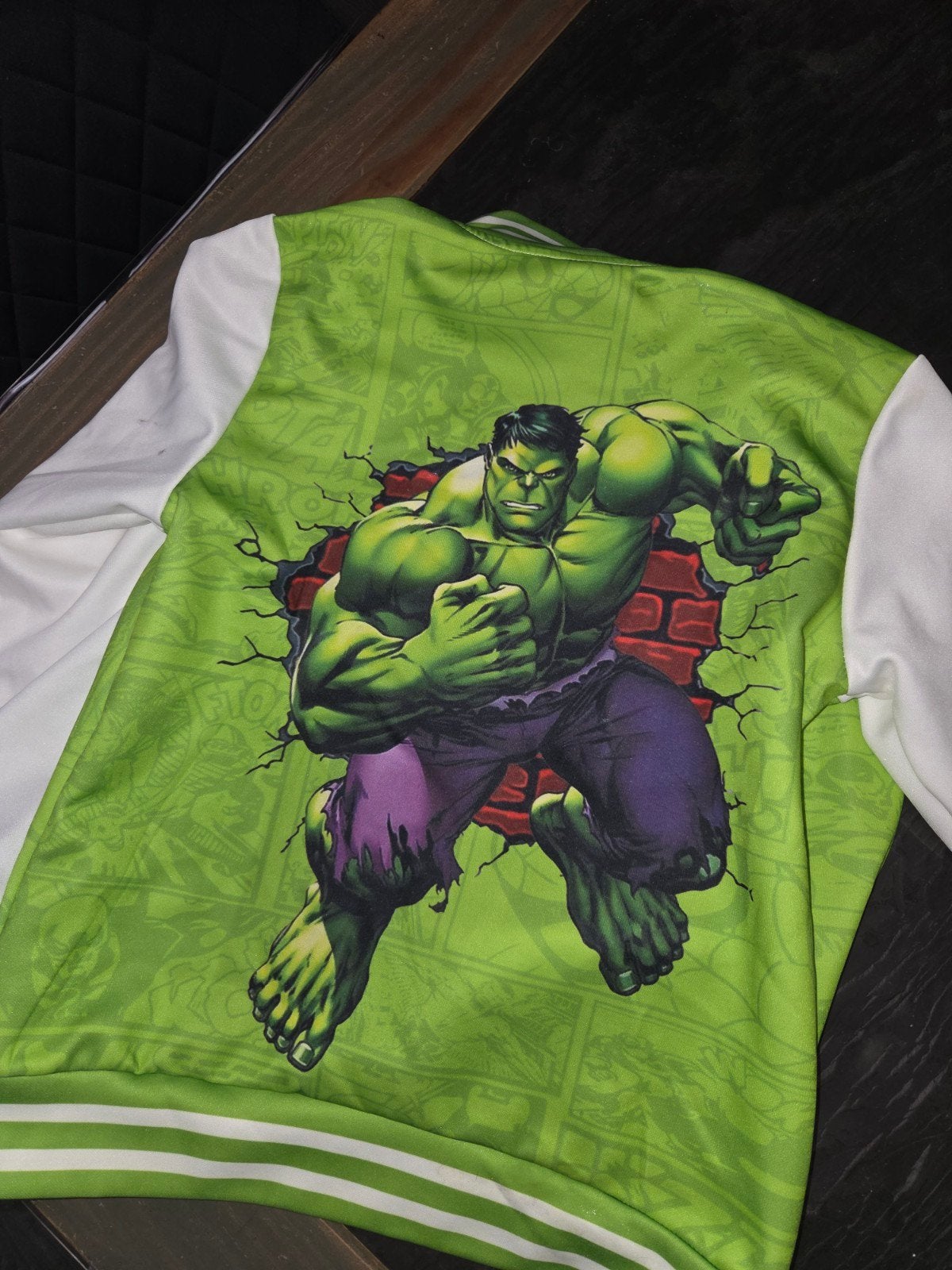 Marvel Hulk zomerjasje maat 140, Jongen of Meisje, Ophalen of Verzenden, Jas, Marvel