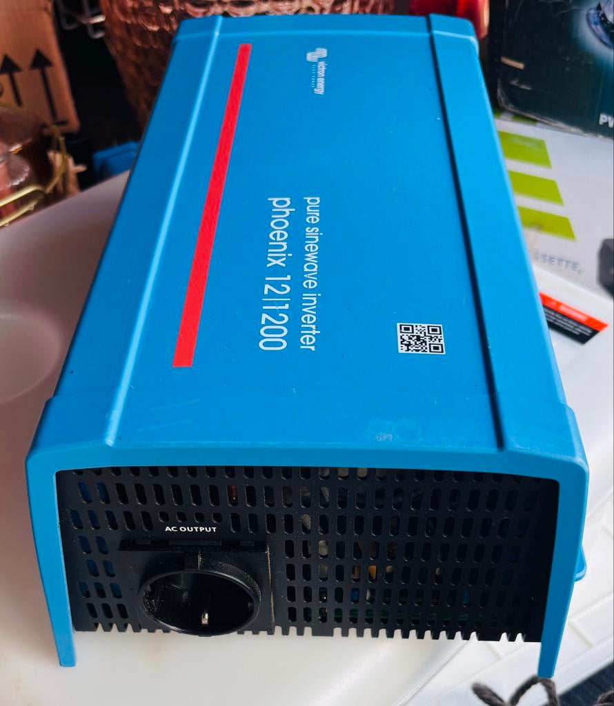 Victron 12/1200 Pure Sinus Omvormer - Perfect Werkend, Caravans en Kamperen, Ophalen, Gebruikt