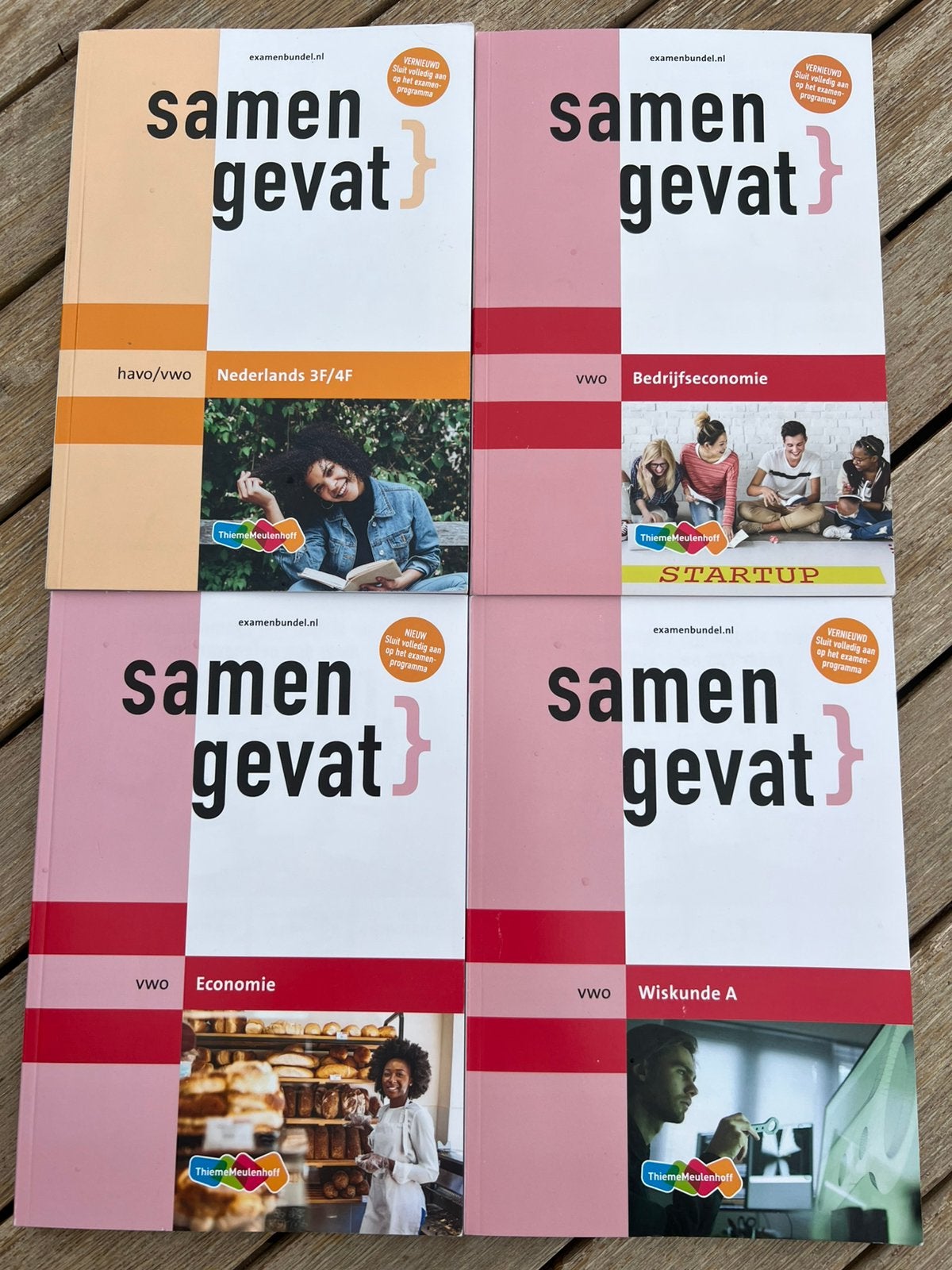 VWO Samengevat Ne+Beco+Eco+WisA, Boeken, Ophalen, Zo goed als nieuw, VWO