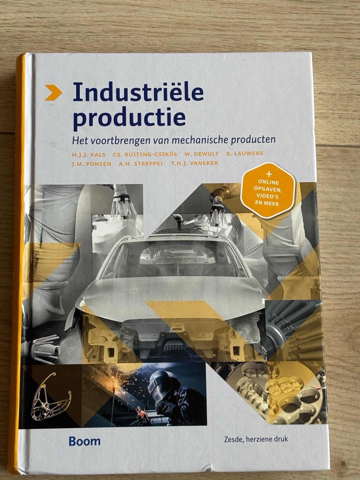 Industriële Productie - Het voortbrengen van mechanische pro, Boeken, Ophalen of Verzenden, Zo goed als nieuw, Werktuigbouwkunde