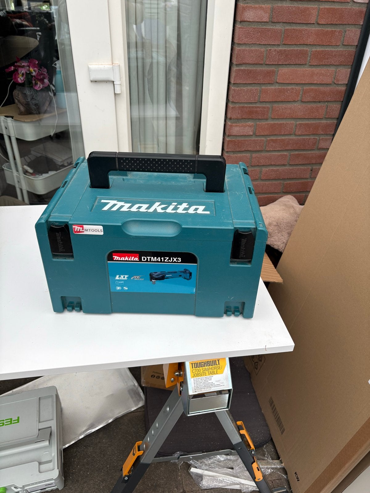 Makita DTM41ZJX3 Multitool met 2 accu's en accessoires, Doe-het-zelf en Verbouw, Ophalen, Zo goed als nieuw, Multitool, Makita