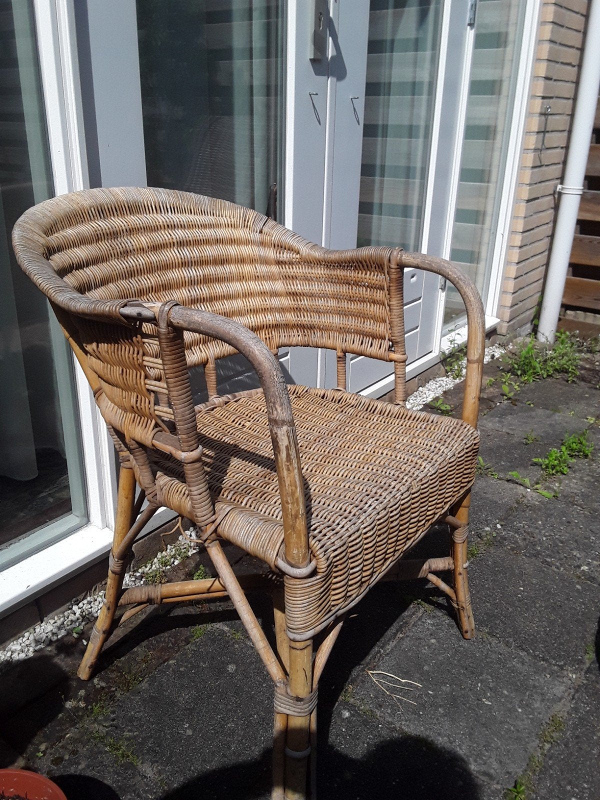 Rotan stoel, Ophalen, Gebruikt, Rotan