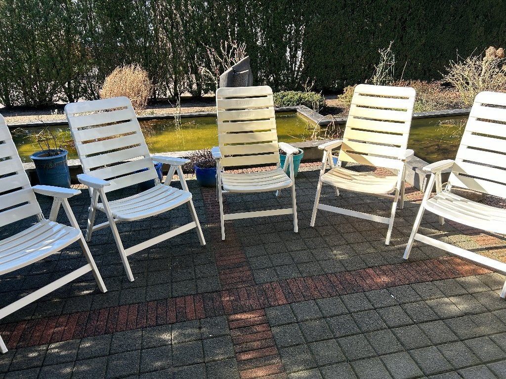 Kettler Tuinstoelen .Type Futura.Kunststof / aluminium 2406, Ophalen, Gebruikt, Kunststof, Verstelbaar