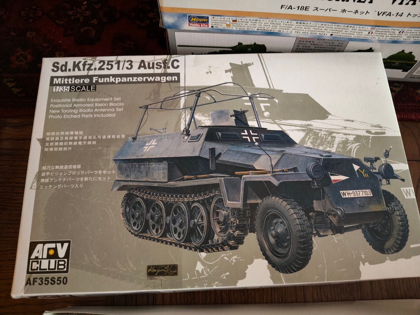 AFV Club Sd.Kfz.251/3 Ausf C Mittlere Funkpanzerwagen, Overige merken, Tank, 1:32 tot 1:50, Nieuw