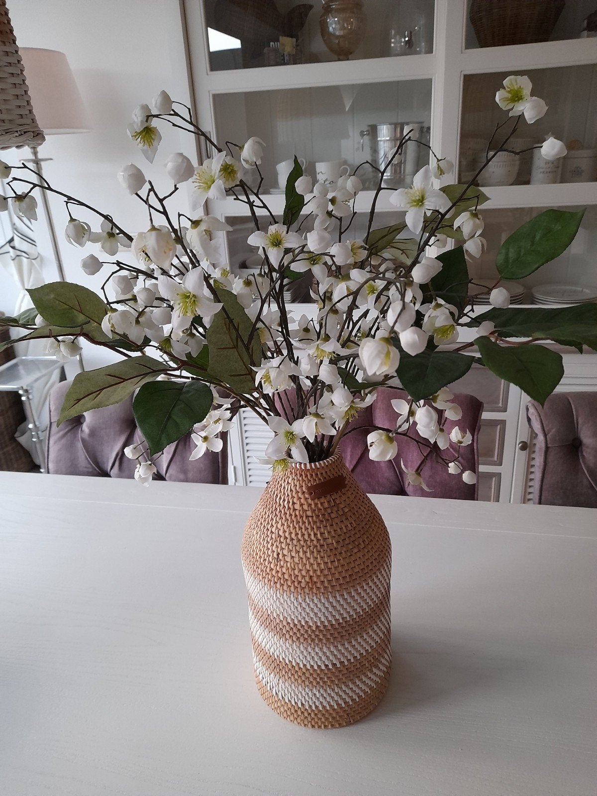 Boeket zijden kunstbloemen, Ophalen, Zo goed als nieuw
