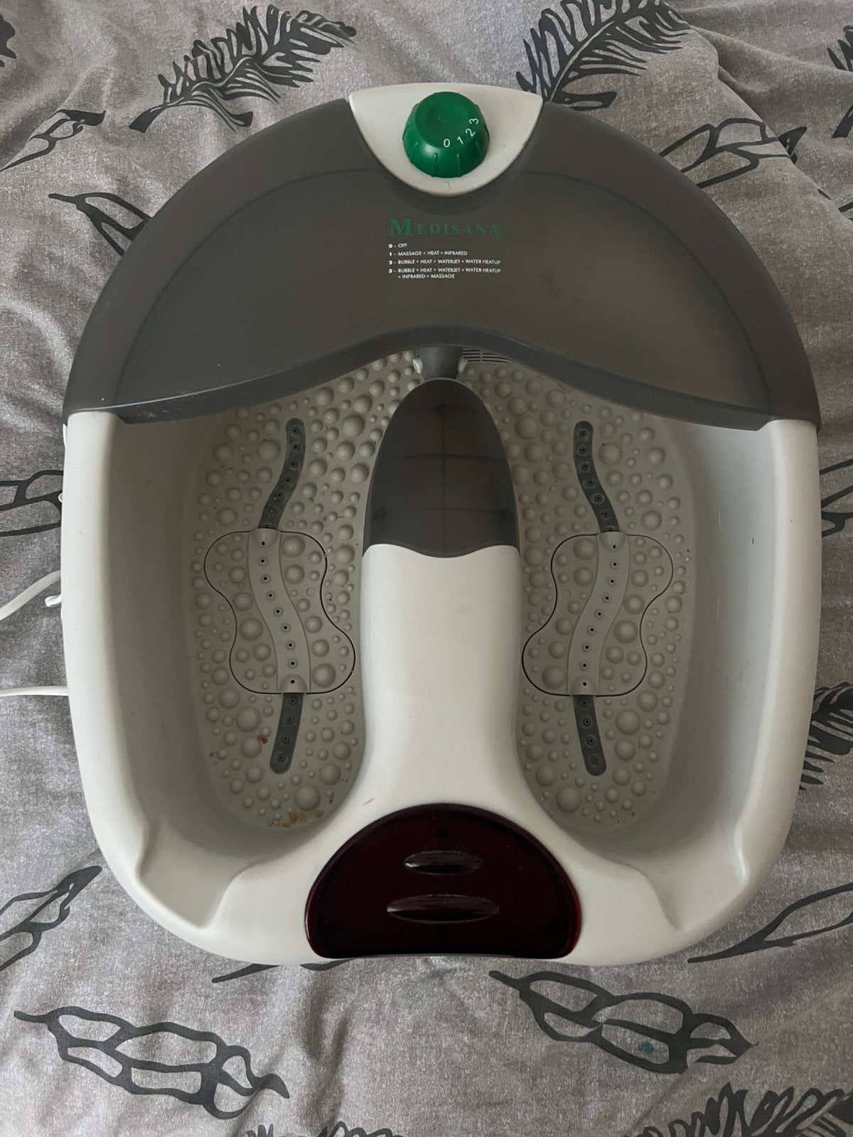 Voetenbad massage, bubbel en warmte Medisana PSA 3987, Ophalen of Verzenden, Zo goed als nieuw, Hand- en Voetverzorging