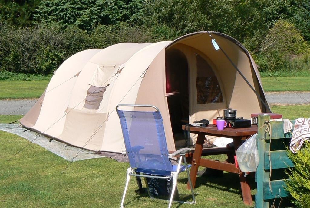 Te koop: Bardani Mazara 260 (4 -persoons tent), Ophalen, Gebruikt, Tot en met 4