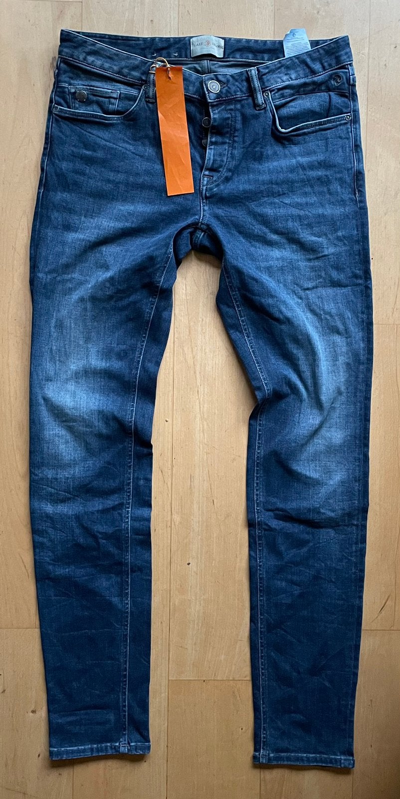 Cast Iron Slim Fast Rider Jeans W34 L36 spijkerbroek blauw, Ophalen of Verzenden, Zo goed als nieuw, Blauw, W33 - W34 (confectie 48/50)