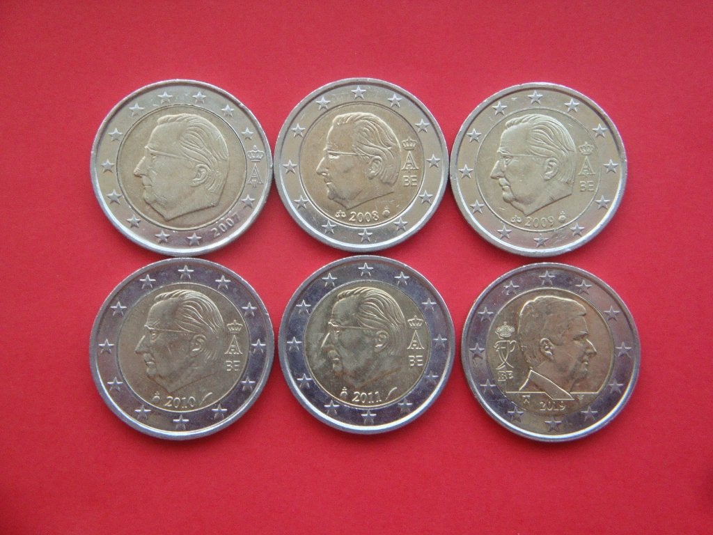 België setje 2 Euromunten 2007 / 2019., Verzenden, Overig, Setje
