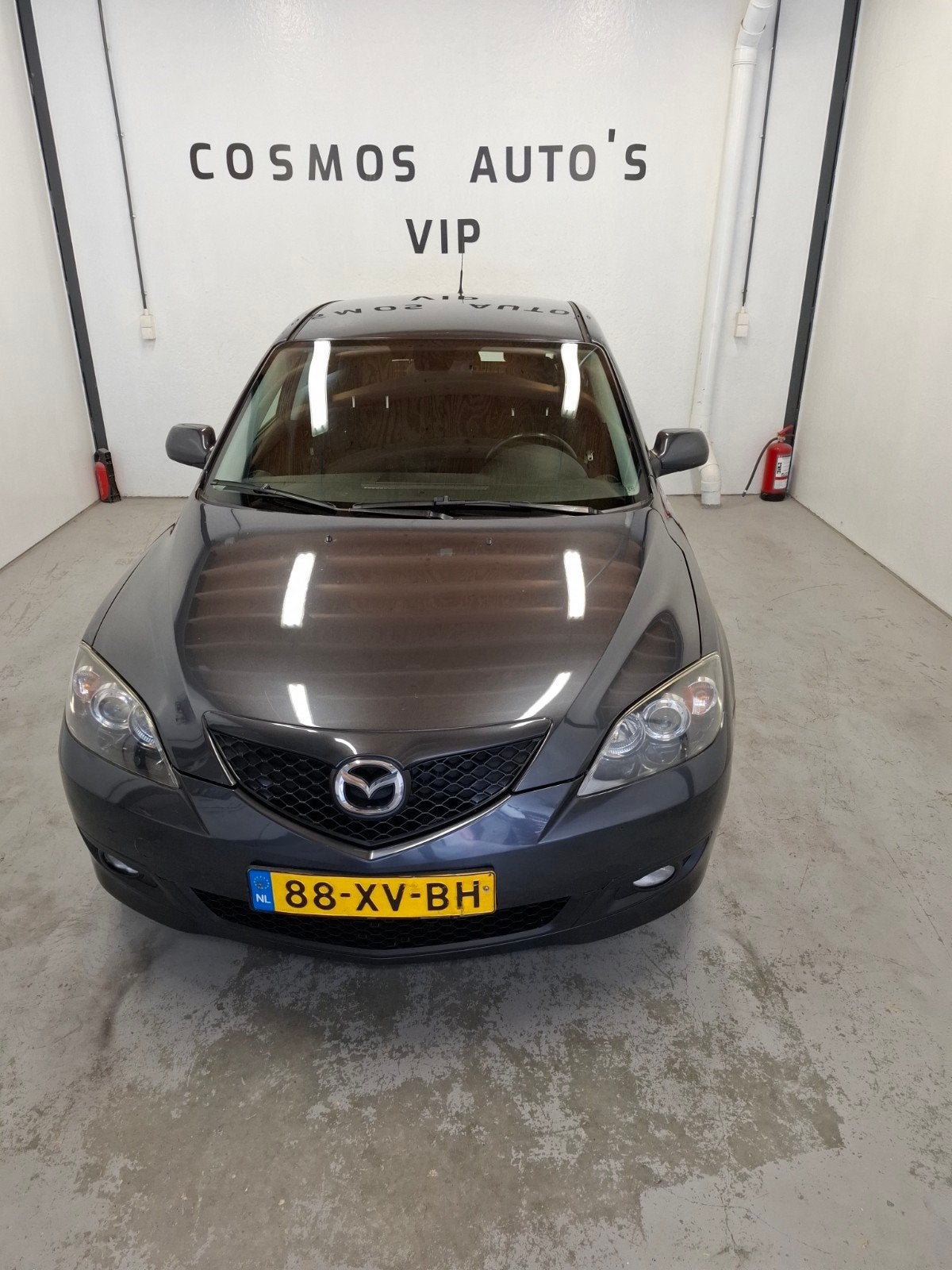 Mazda 3 1.6 Hatchback 2007 Grijs, Auto's, Voorwielaandrijving, 4 cilinders, 1165 kg, 1200 kg