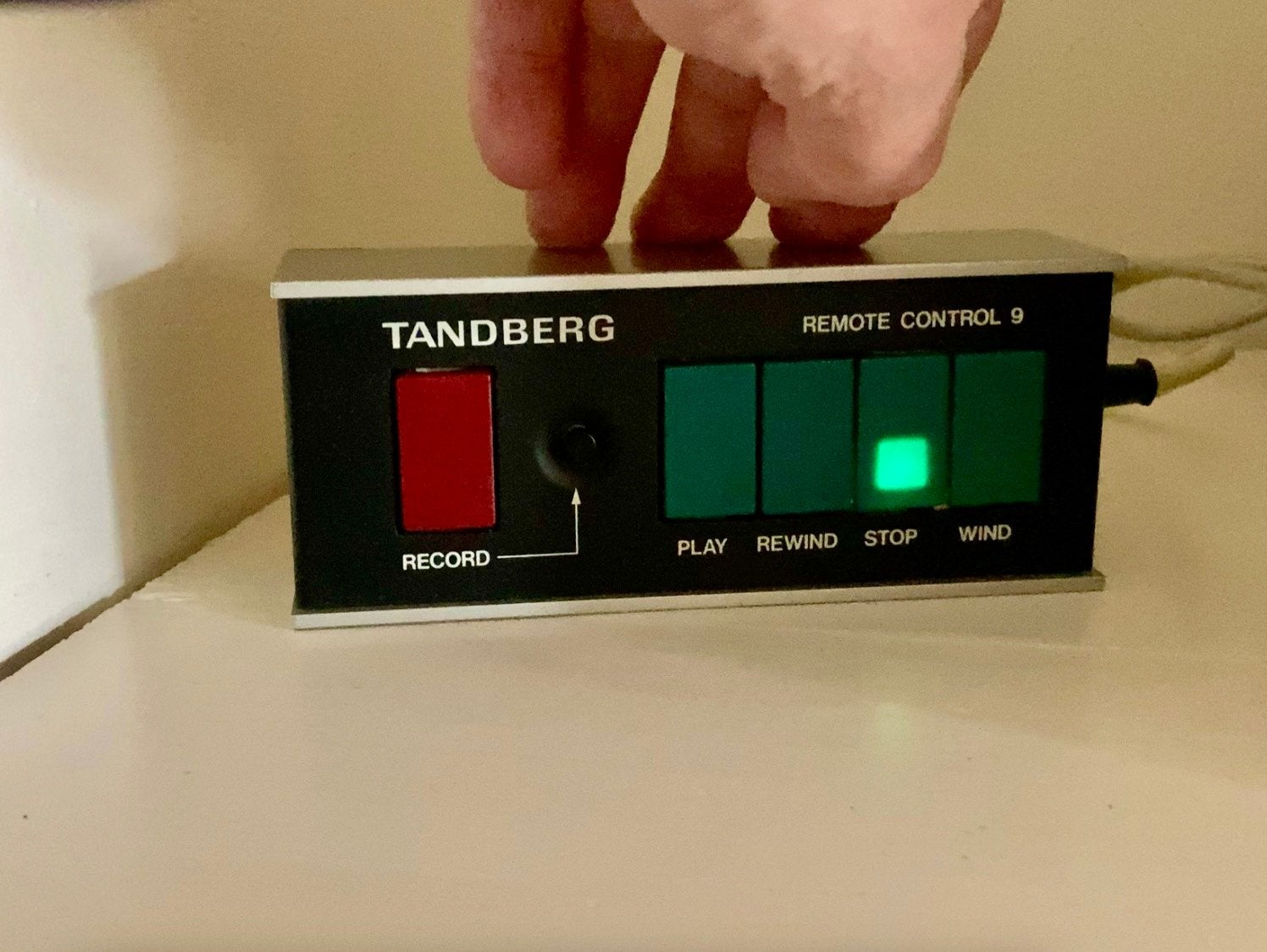 Zeer zeldzame Tandberg remote control 9, Verzenden, Bandrecorder