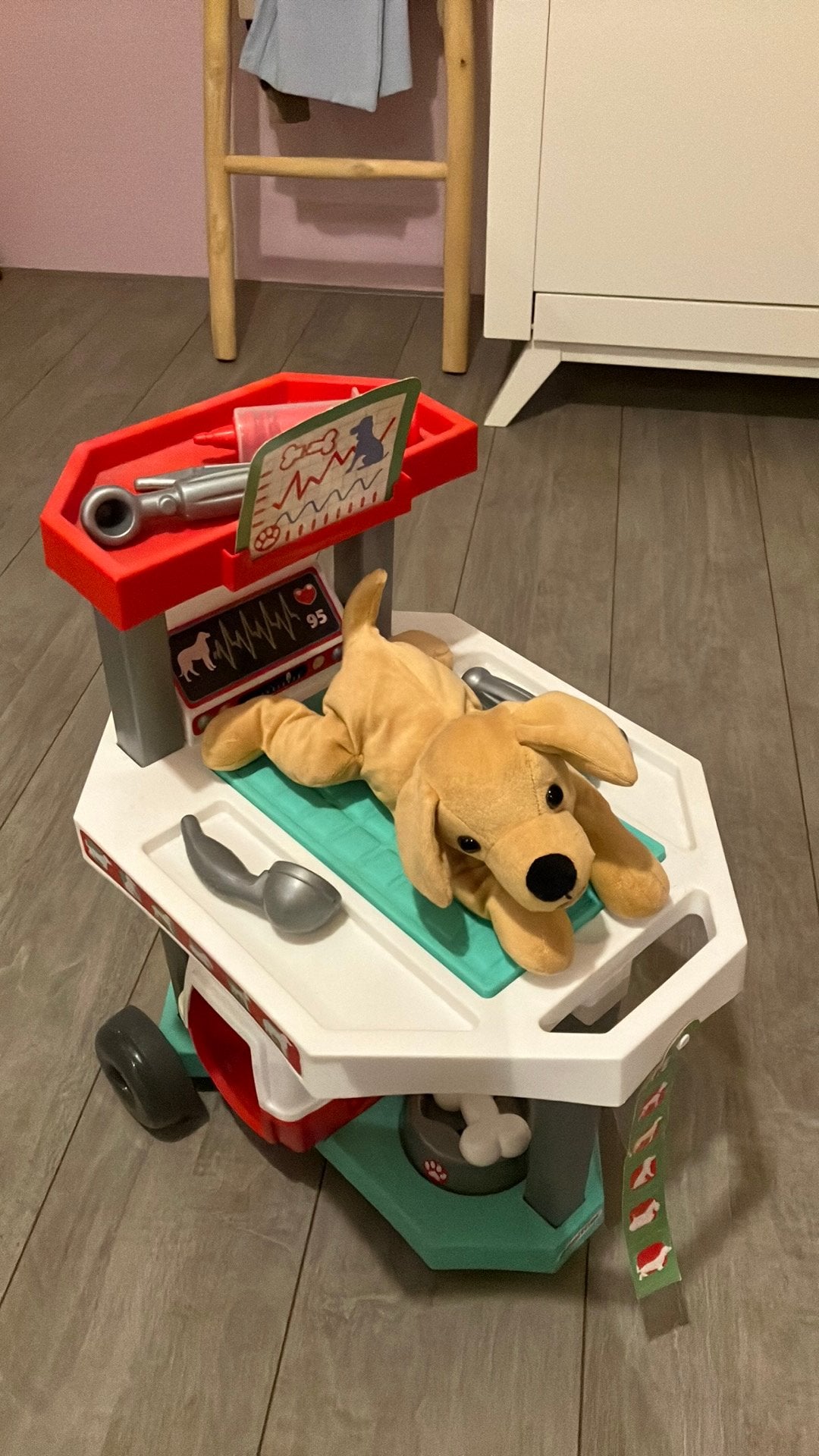 Dierenarts speelset met trolley en accessoires, Ophalen of Verzenden, Zo goed als nieuw, Jongen of Meisje