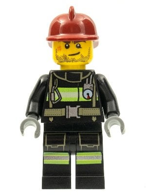 LEGO City cty0343 Fire - Reflective Stripes with Utility, Lego, Ophalen of Verzenden, Minifiguur, City