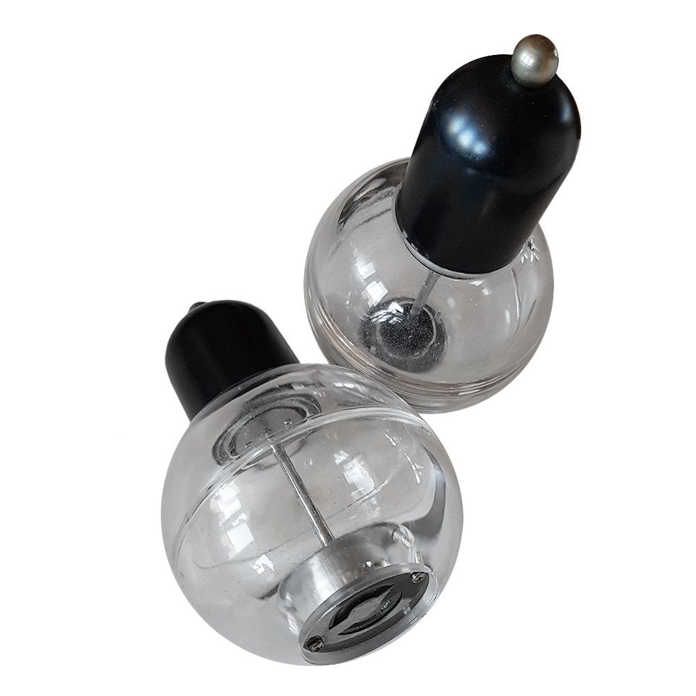vintage Lucite zout- en pepermolens, Gebruikt, =, =, =