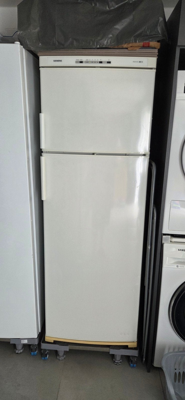 Siemens Koel-vriescombinatie - 170cm hoog, 58cm breed, Ophalen, Gebruikt, 200 liter of meer, Met aparte vriezer