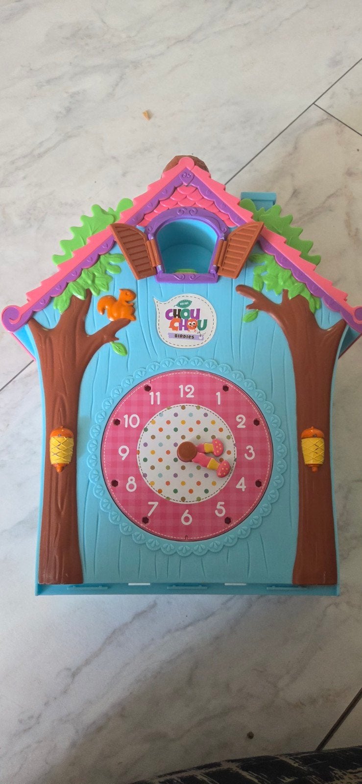 Chou Chou Cuckoo Klok Speelhuis met Poppen, Ophalen of Verzenden, Gebruikt, Overige typen
