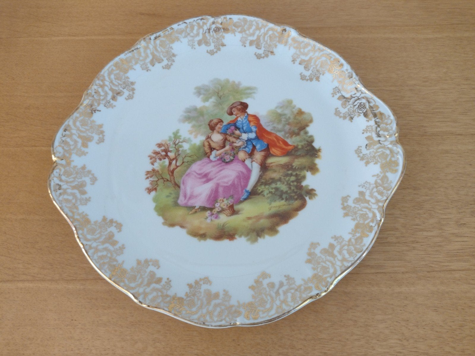 Vintage Wunsiedel Bavaria Porzellan Fragonard Schaal, Ophalen of Verzenden