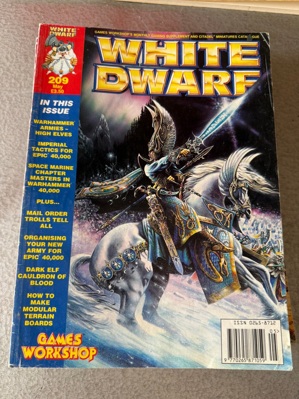 White Dwarf 209 mei 1997, Hobby en Vrije tijd, Wargaming, Ophalen of Verzenden, Gebruikt, Warhammer, Boek of Catalogus