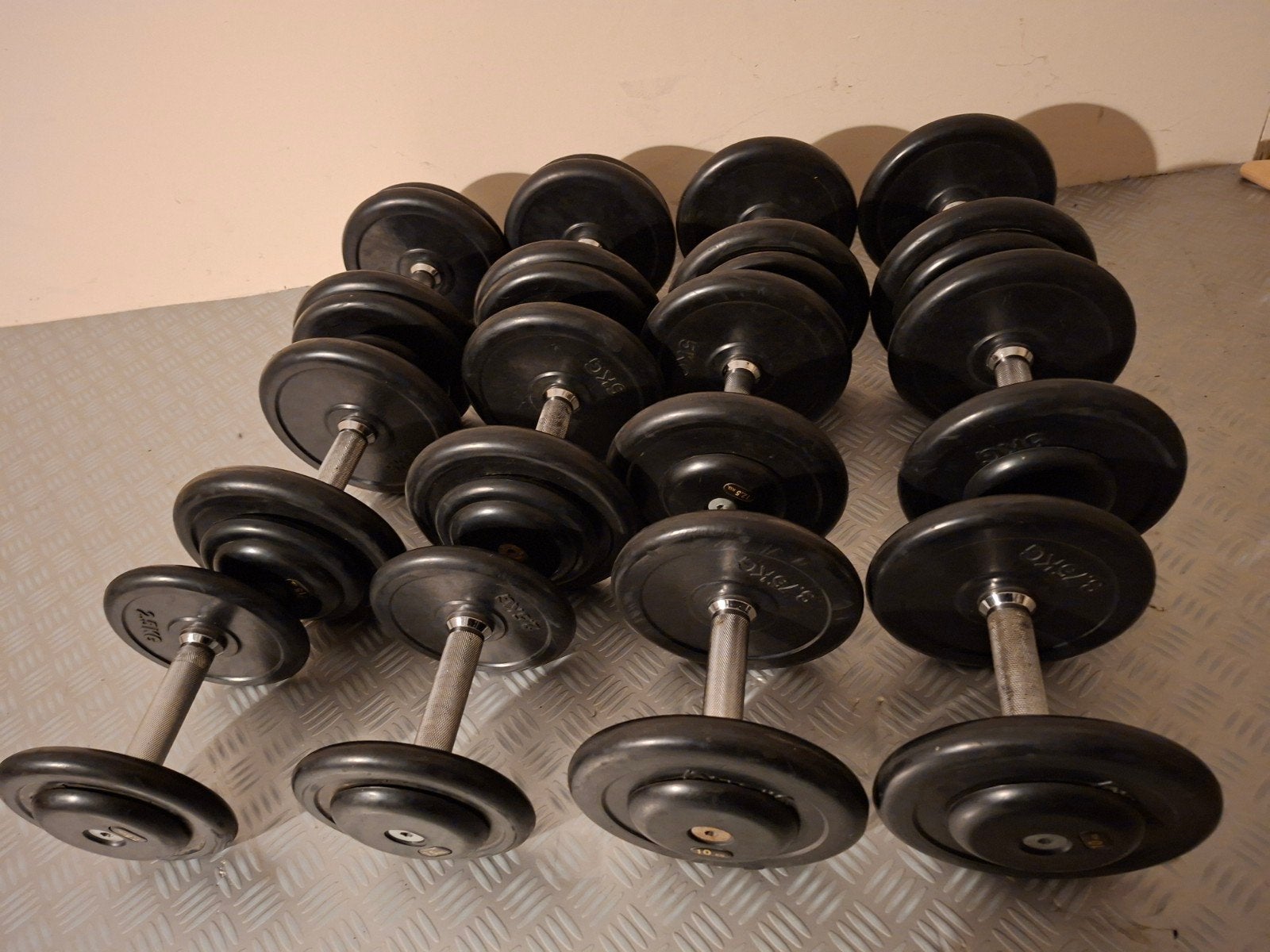 6 sets Dumbells 7.5kg / 20 kg fitness dumbell gewichten, Ophalen, Dumbbell