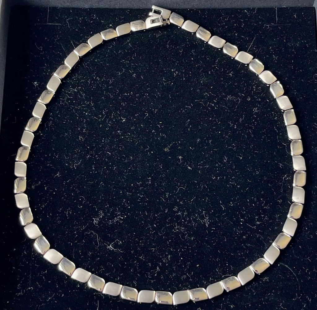 Boccia Titanium 08003-01 Dames Collier 45 cm, Sieraden, Tassen en Uiterlijk, Kettingen, Ophalen of Verzenden, Zo goed als nieuw