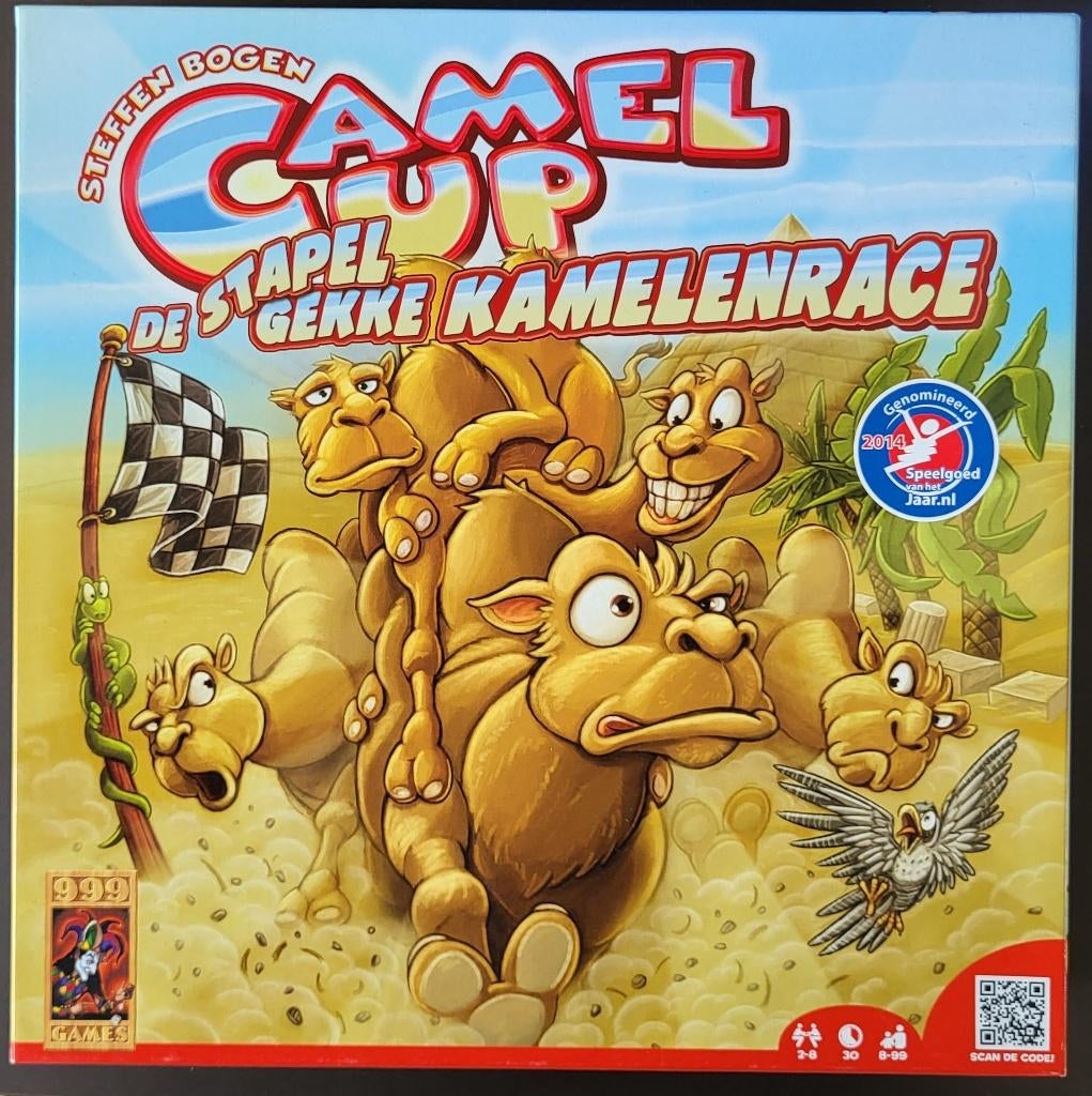 Camel Up - Bordspel, Vijf spelers of meer, Ophalen of Verzenden, Zo goed als nieuw, 999 Games