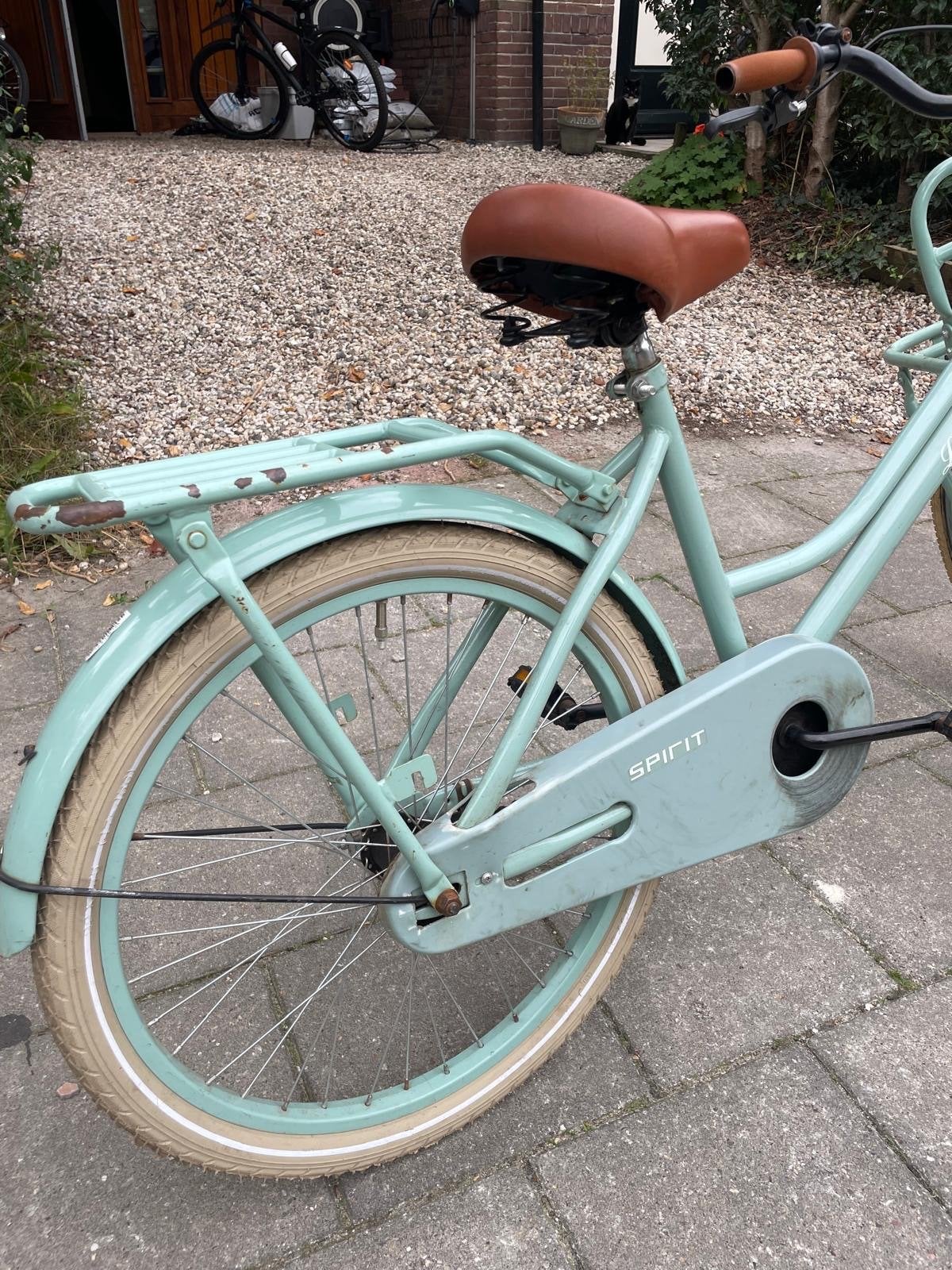 Liberty Spirit meisjesfiets 22inch- Mintgroen met Voordrager, Velgrem, 50 tot 53 cm, Ophalen, Overige merken