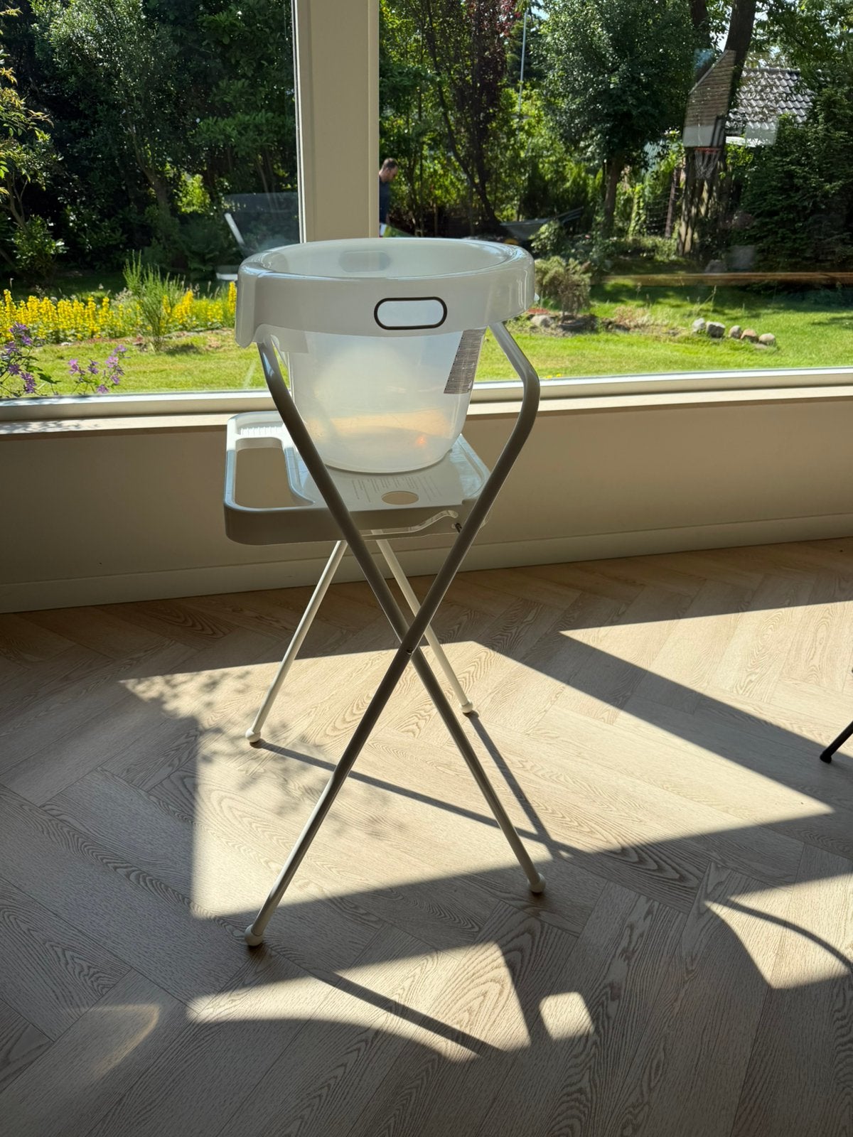 Tummy tub met standaard, Kinderen en Baby's, Ophalen, Zo goed als nieuw, Tummy Tub, Standaard