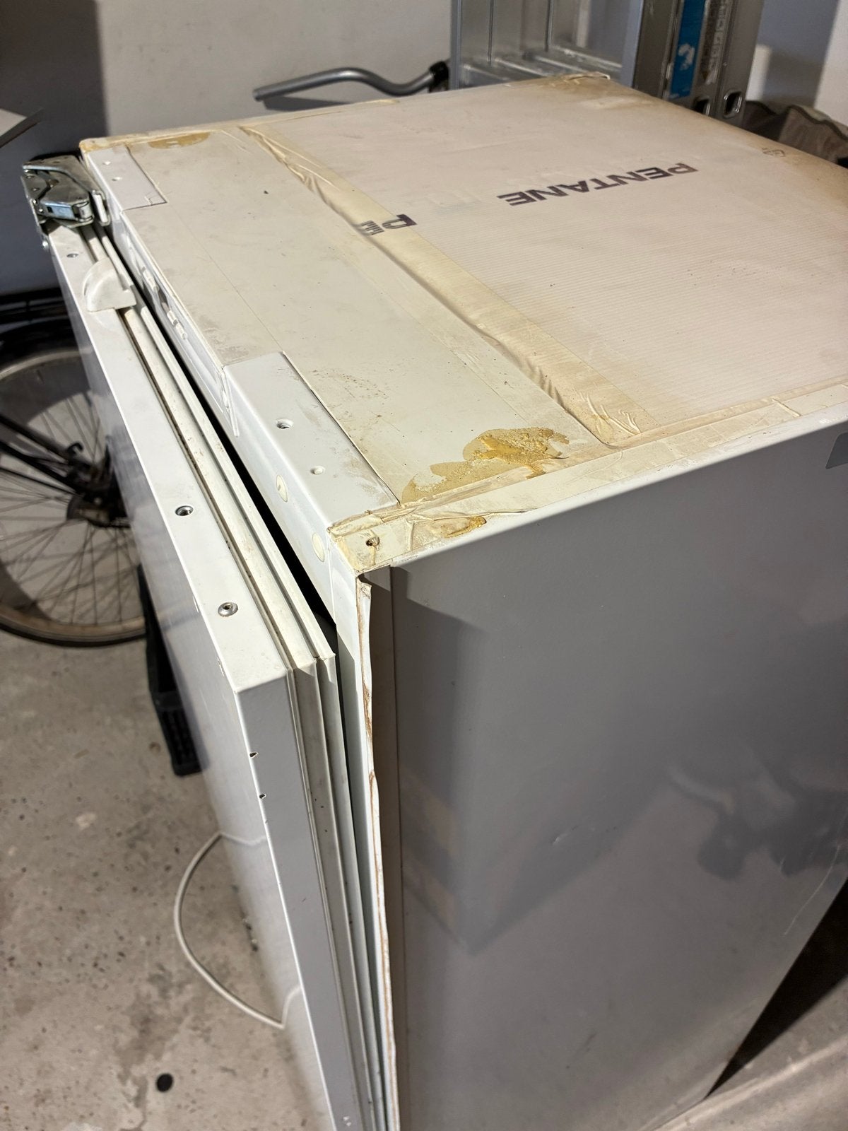 Oude koelkast. Werkt prima, Ophalen, 150 tot 200 liter, 140 tot 160 cm, 45 tot 60 cm