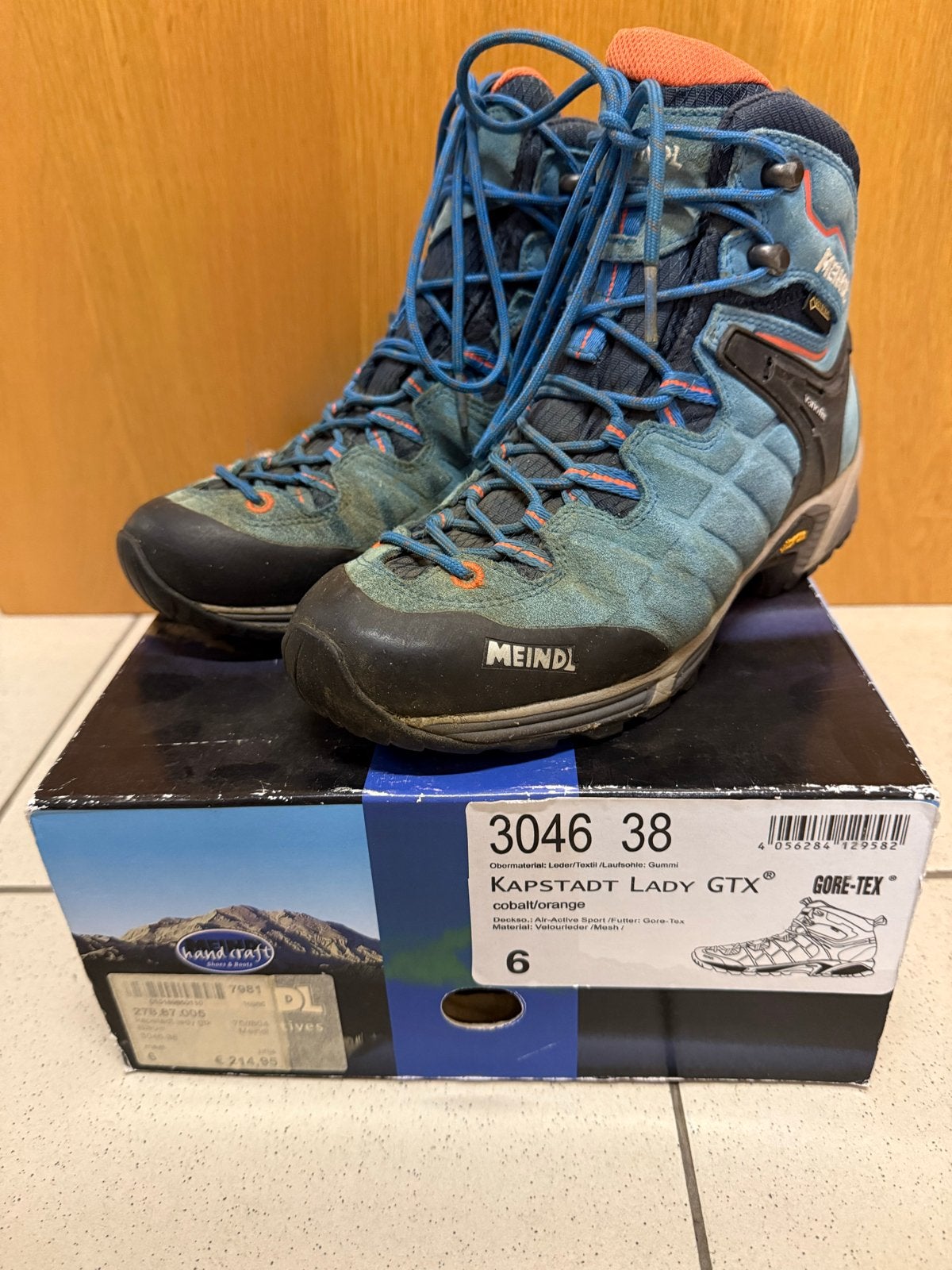 Meindl Kapstadt Lady GTX wandelschoenen - Maat 38, Ophalen, Gebruikt, Schoenen