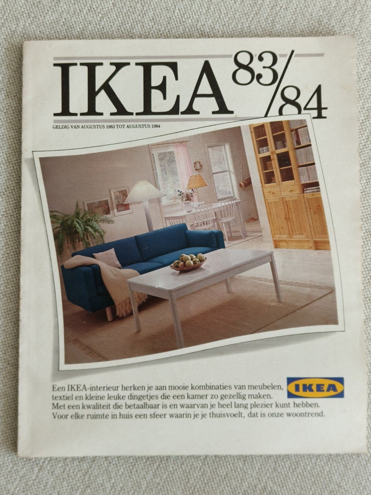 1983/84, IKEA CATALOGUS, WONINGINRICHTING, Verzenden, Gelezen