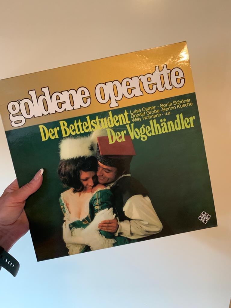 Goldene Operette: Der Bettelstudent & Der Vogelhändler LP, Cd's en Dvd's, Gebruikt, Opera of Operette, Modernisme tot heden, Ophalen of Verzenden