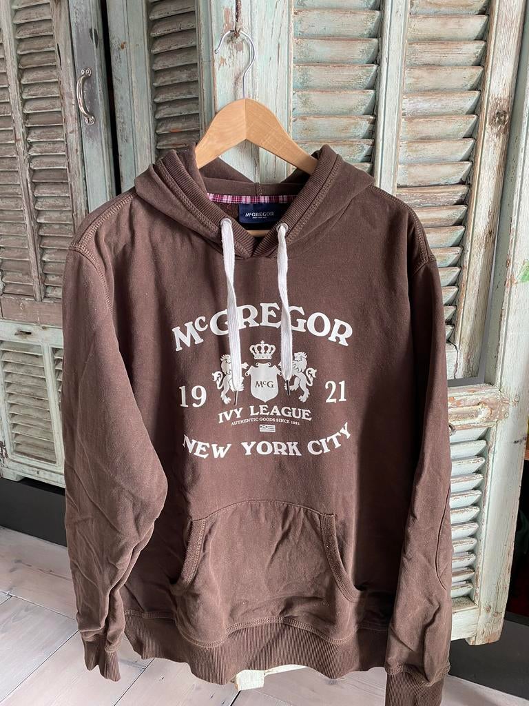 Prachtige hooded sweater van McGREGOR size XL, Bruin, McGregor, Maat 56/58 (XL), Ophalen of Verzenden