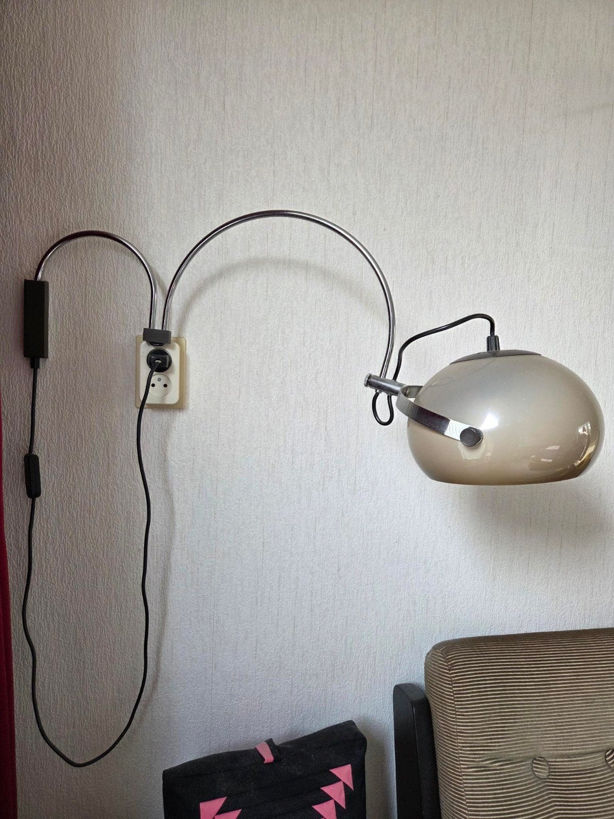 vintage dubbele booglamp dijkstra design, Ophalen
