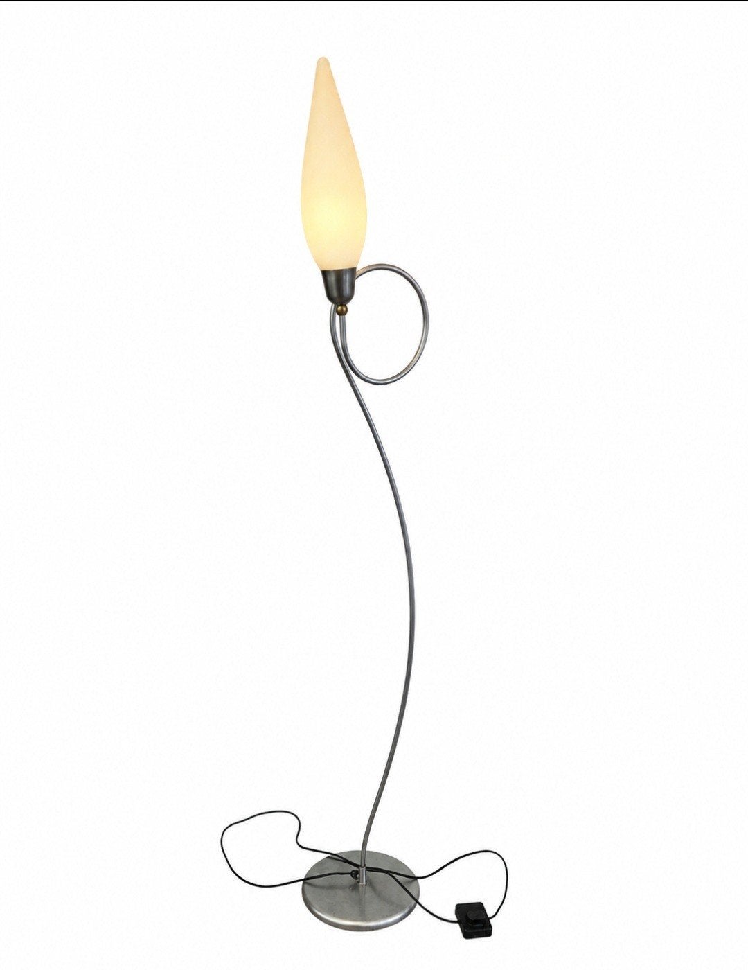 Post moderne vintage lamp Italië, Ophalen of Verzenden, Mid centry, 150 tot 200 cm, Glas