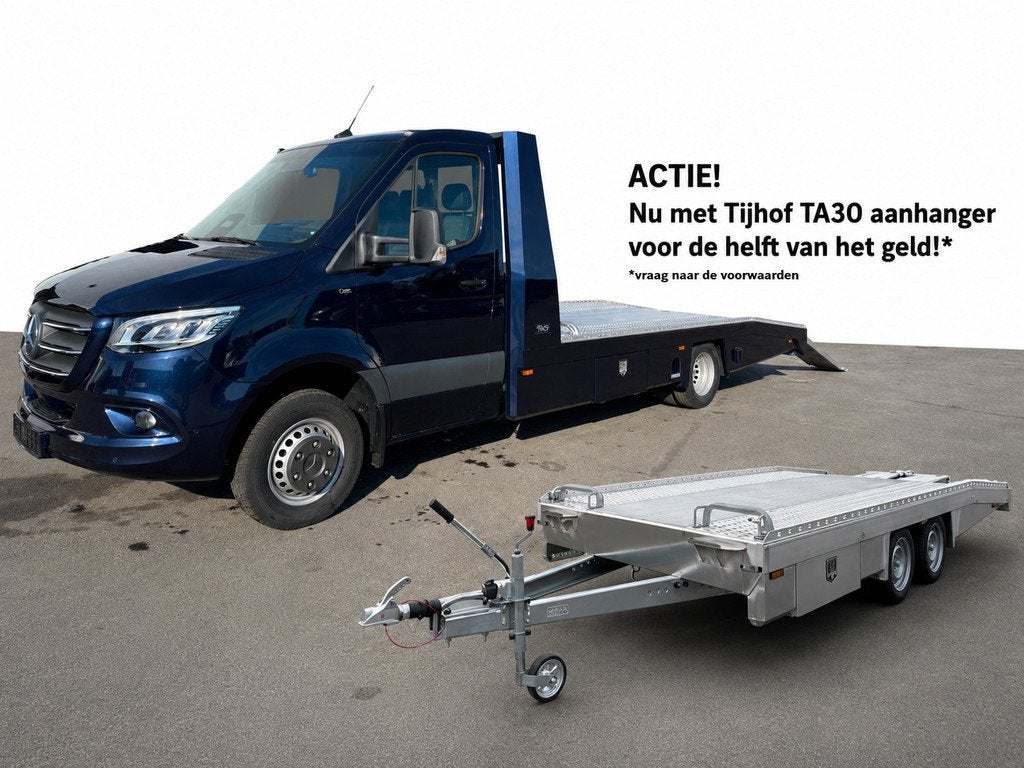 Mercedes-Benz Sprinter 20x beschikbaar 519 CDI Aut. Tijhof N, Automaat, Blauw, Bedrijf, Diesel