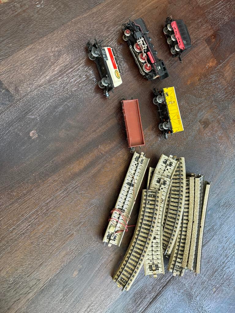 Märklin Treinset met Locomotief, Wagons en Rails, Ophalen of Verzenden, Zo goed als nieuw