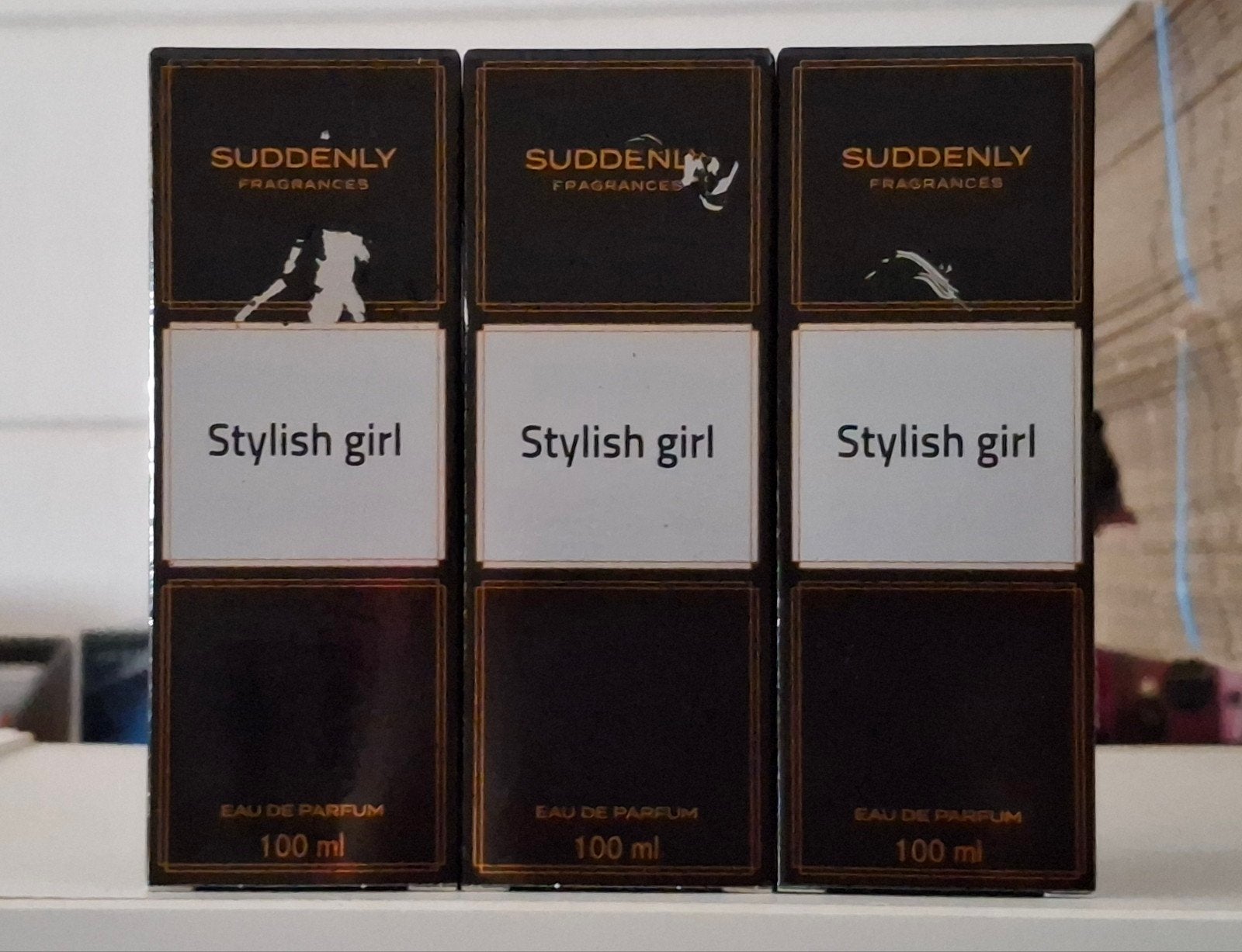 3x Suddenly Fragrances Stylish Girl Eau de Parfum 100 ml, Verzenden, Nieuw