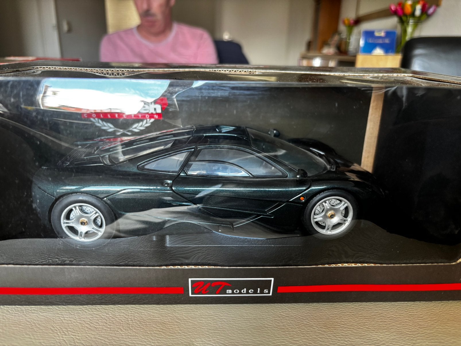Mclaren F1 street version groen UT models zeldzaam, Ophalen of Verzenden, Zo goed als nieuw, UT Models