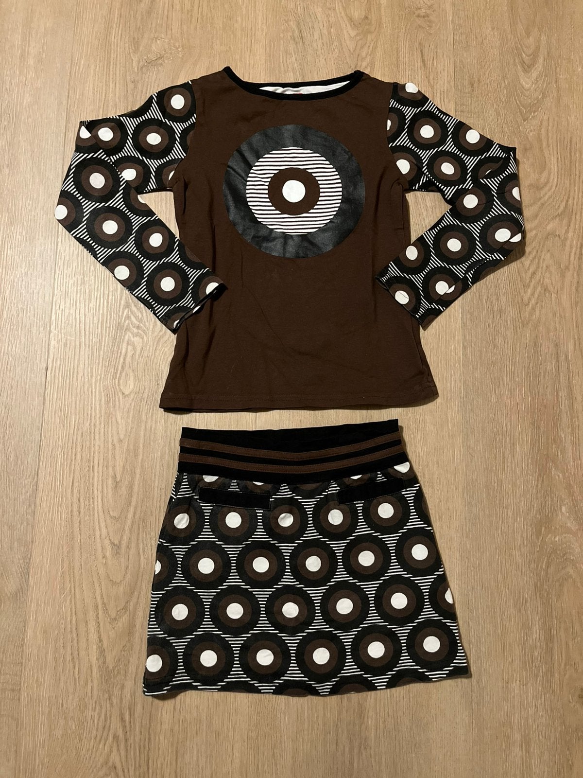 Lofff set meisje maat 122 / 128 zgan, Ophalen of Verzenden, Zo goed als nieuw, Meisje, Jurk of Rok