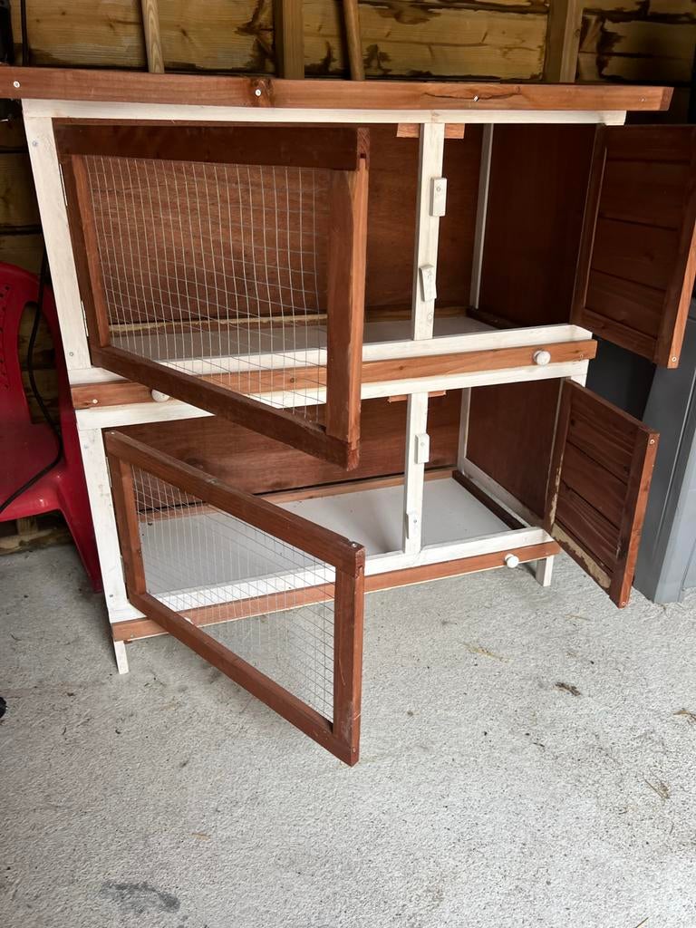 Konijnenhok 90x45x85, Dieren en Toebehoren, Ophalen, Zo goed als nieuw, Verzorging