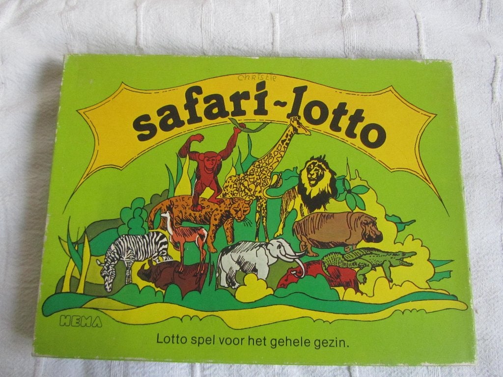 Safari Lotto, geheel compleet, als nieuw, Hobby en Vrije tijd, Gezelschapsspellen | Bordspellen, Een of twee spelers, Ophalen of Verzenden