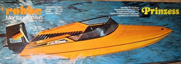 RC  Robbe Prinzess speedboot bouwpakket in polyester, Ophalen of Verzenden, Nieuw