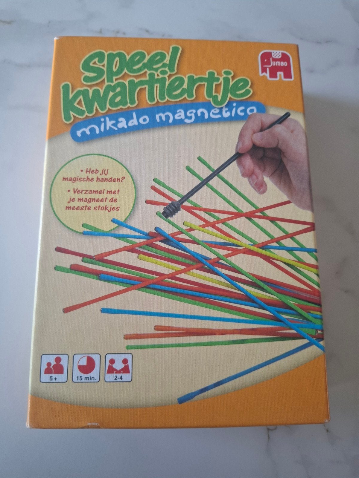 Mikado magnetico speelkwartiertje Jumbo, Ophalen of Verzenden, Zo goed als nieuw, Jumbo