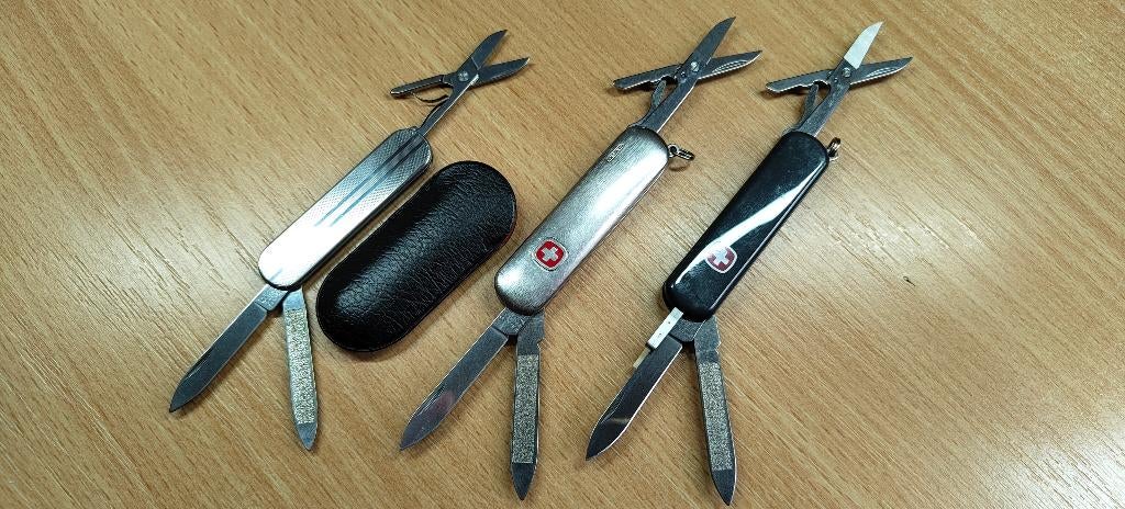 zakmes x1 Victorinox x2 Wenger, Verzenden, Gebruikt