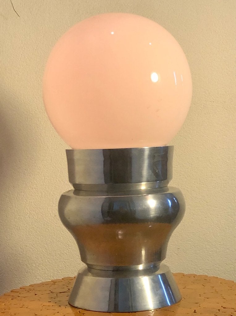 Tafellamp "Bigfoot", Glas, Ophalen of Verzenden, Zo goed als nieuw, Minder dan 50 cm