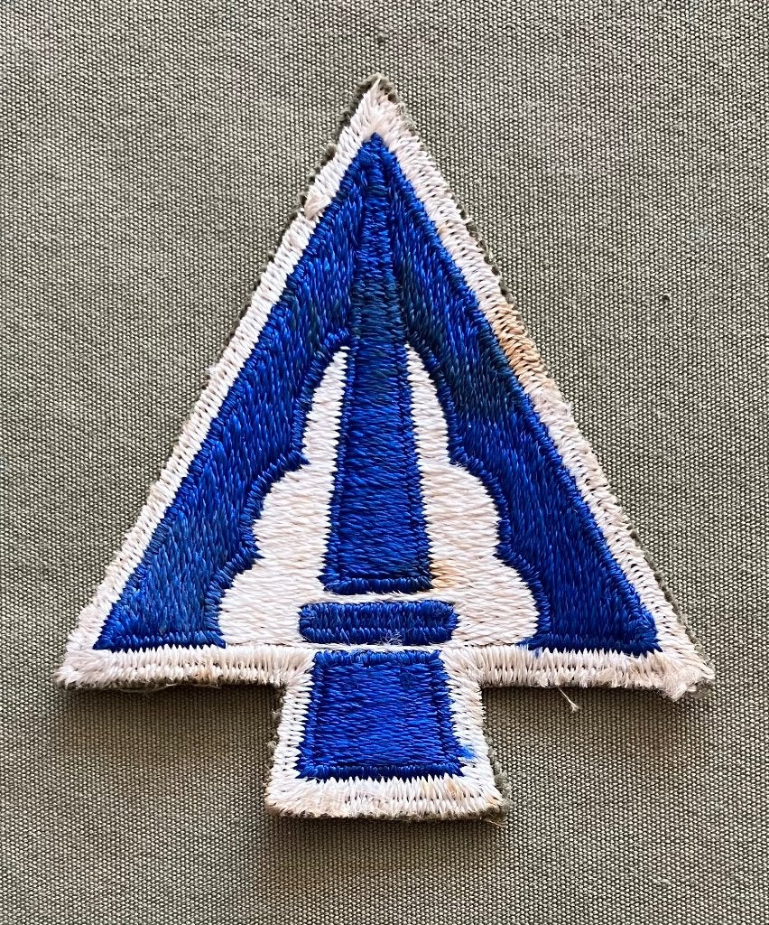US WW2 Shoulder Patch - 22nd Army Corps ETO, Ophalen of Verzenden, Landmacht, Amerika, Embleem of Badge