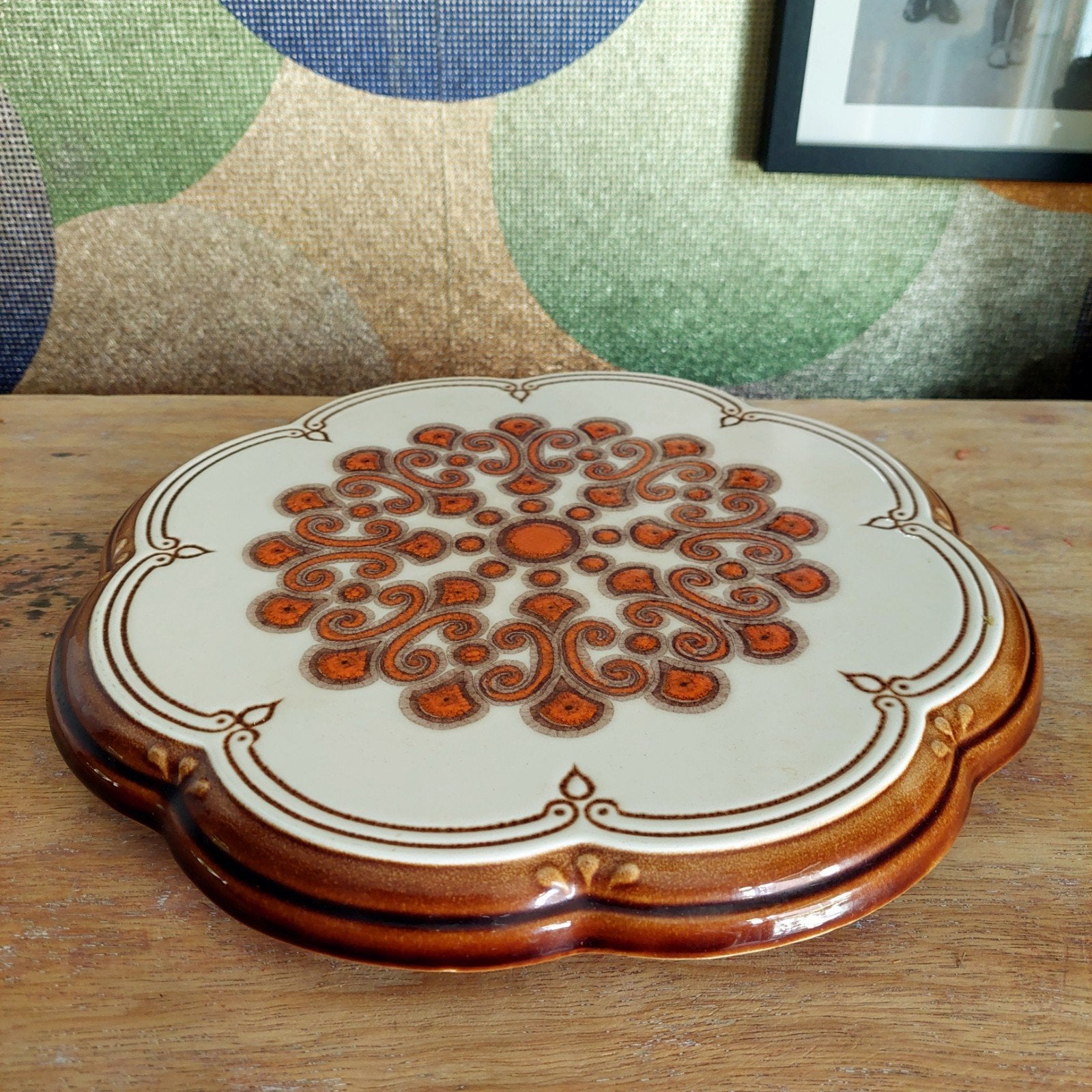 Lucky Vintage Herbolzheim Keramiek serveerplateau, Antiek en Kunst, Ophalen