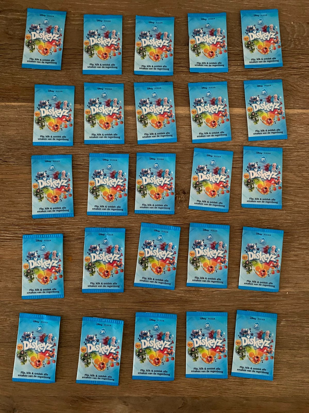 AH Diskeyz Disney - 25 stuks ongeopend, Verzamelen, Albert Heijn, Ophalen